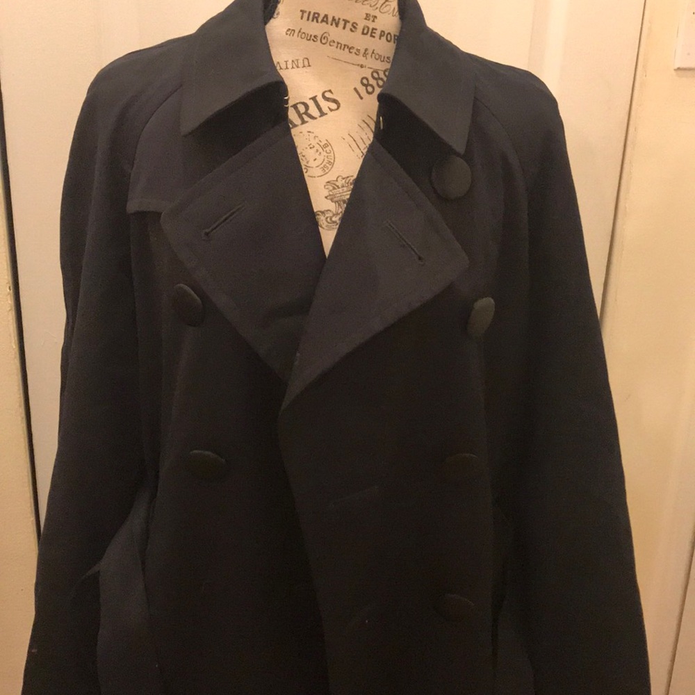 Comme des garçons x hm navy trench - Picture 2 of 8